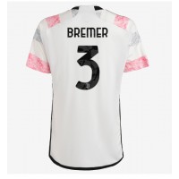 Camiseta Juventus Gleison Bremer #3 Segunda Equipación Replica 2023-24 mangas cortas